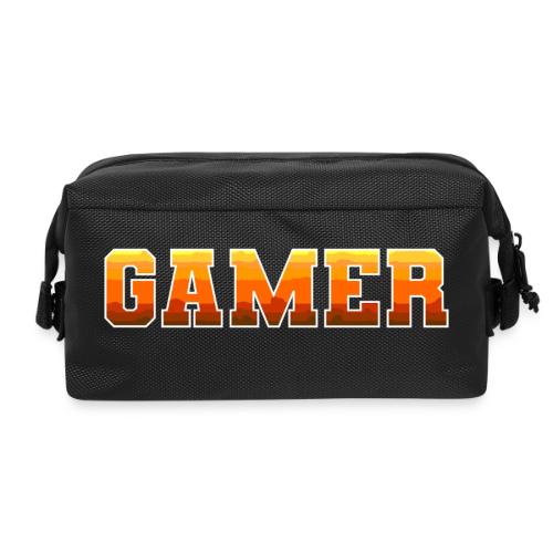 Gamer Varsity Gradient Design for Apparel - Travel Toiletry Bag