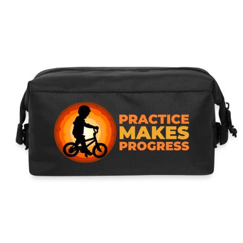 Practice makes progress - Travel Toiletry Bag