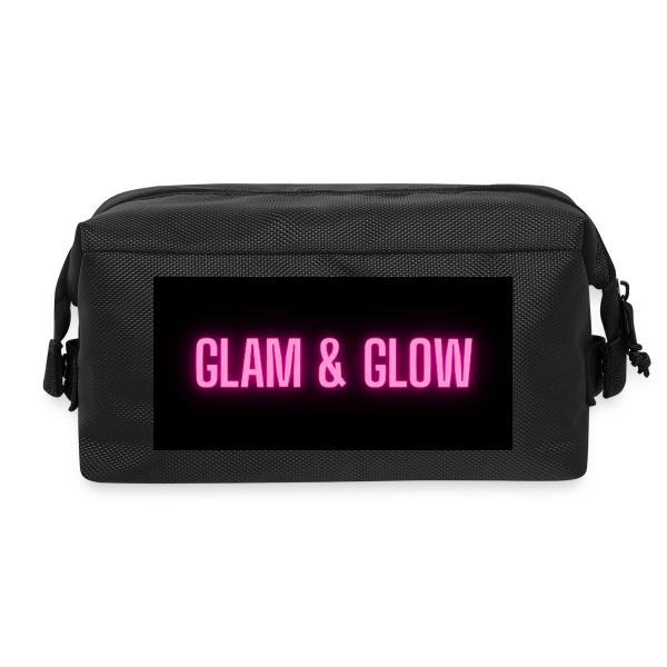 Glam Glow Black - Travel Toiletry Bag