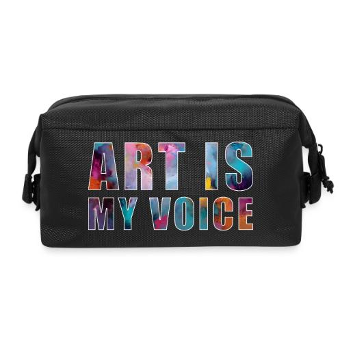 Art Is My Voice - Travel Toiletry Bag