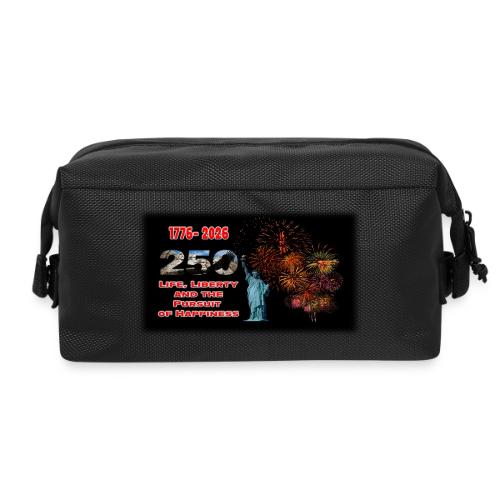 1776 - 2026 - 250 Years USA | Fireworks - Travel Toiletry Bag