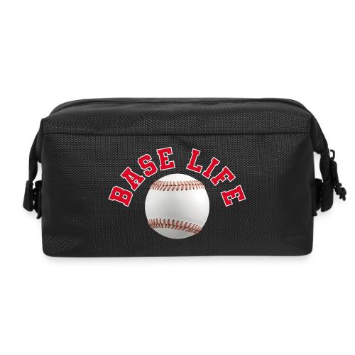Baseball: Base Life Vibes - Travel Toiletry Bag
