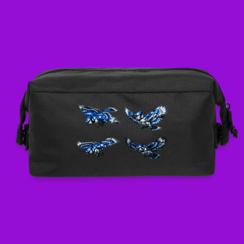 Silver Blue Jay Flight Stages - Travel Toiletry Bag