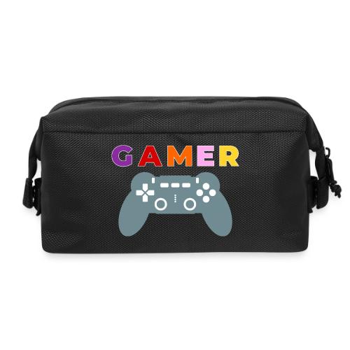 Colorful Gamer Controller Graphic - Travel Toiletry Bag