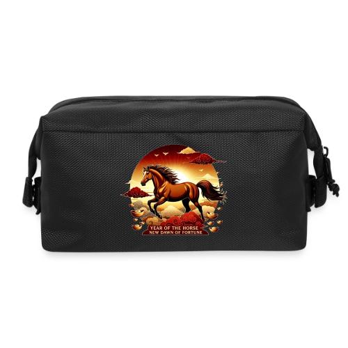 Year of the Horse Sunrise T Shirt, Lunar New Year - Travel Toiletry Bag