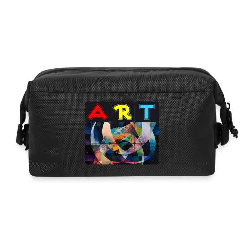 Art of Stripes and Shades - Travel Toiletry Bag