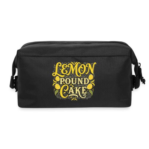 Lemon Pound Cake Vintage Flourish - Travel Toiletry Bag