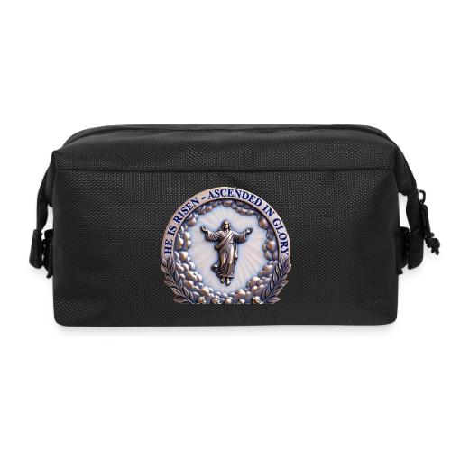 He Is Risen Ascended In Glory T Shirt, Gift - Travel Toiletry Bag