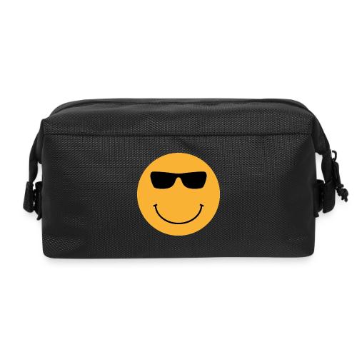Orange Face with Sunglasses - Travel Toiletry Bag