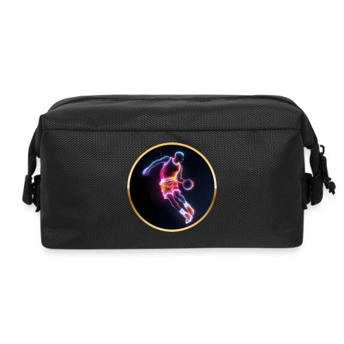 Neon Basketball Player - Travel Toiletry Bag