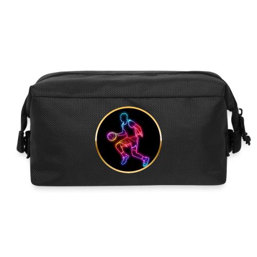 Basketball: Neon Dribble Pulse - Travel Toiletry Bag