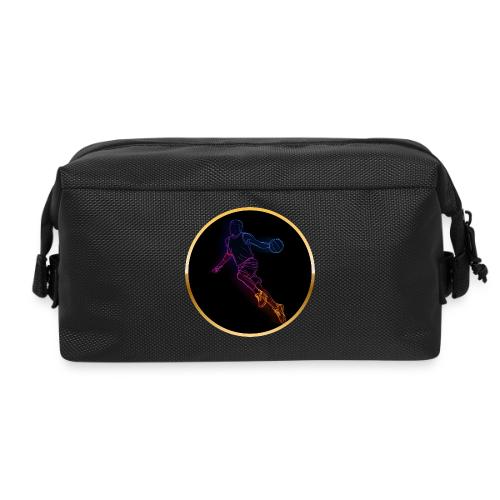Basketball: Neon Jump Shot - Travel Toiletry Bag
