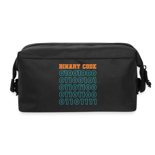 Say Hello in Binary code - Travel Toiletry Bag