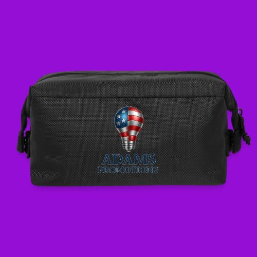 Adams promotions American flag metallic light bulb - Travel Toiletry Bag