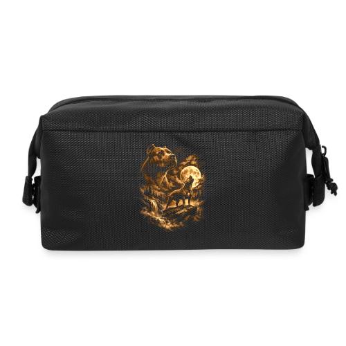 Pit Bull Howling Moon Fantasy Forest Tee - Travel Toiletry Bag