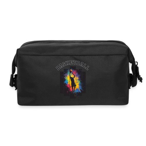 Basketball Slam Dunk Splash Design - Travel Toiletry Bag