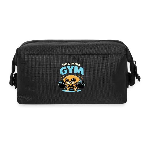 Chibi Dog Gym Workout - Travel Toiletry Bag