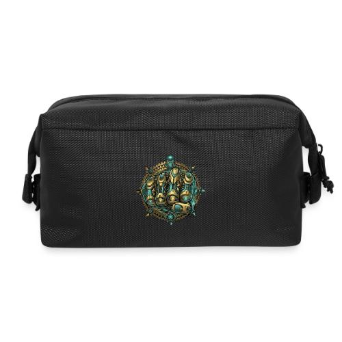 Cyberpunk Power Robot Hand - Travel Toiletry Bag