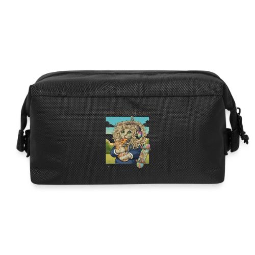 Gaming Cat Adventure: Pizza & Skates - Travel Toiletry Bag