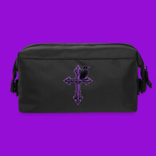 Gothix Raven Cross - Travel Toiletry Bag