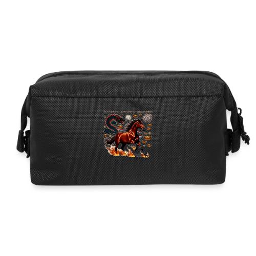 Year of the Horse Victory T Shirt, Lunar New Year - Travel Toiletry Bag