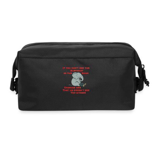 Elephant in the Room Meme - Travel Toiletry Bag