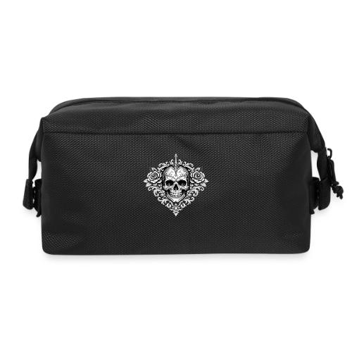 Gothic Filigree Skull - Travel Toiletry Bag