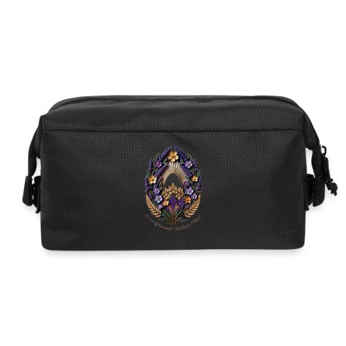 Easter Meadow Crown Renewal T Shirt, Spring Gift - Travel Toiletry Bag