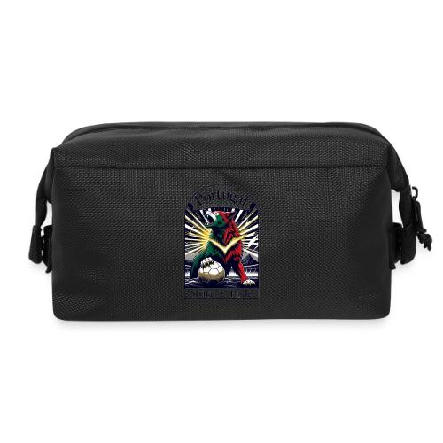 Portugal Iberian Wolf Soccer T Shirt, Pride Gift - Travel Toiletry Bag