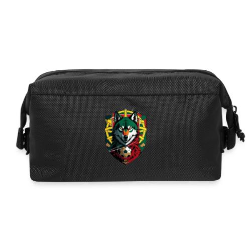 Portugal Iberian Wolf Soccer T Shirt,Football Gift - Travel Toiletry Bag