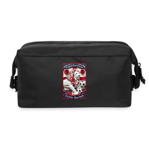 England Lion Soccer T Shirt, Football Pride Gift - Travel Toiletry Bag