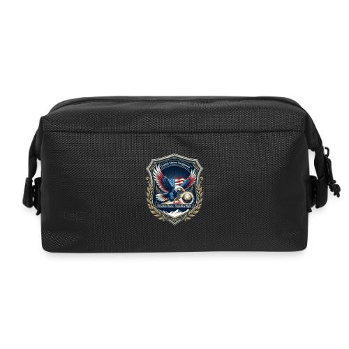 USA Eagle Vanguard T-Shirt,American Flag PrideGift - Travel Toiletry Bag