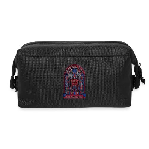 Barcelona Scarlet Pride T Shirt, Vibrant City Gift - Travel Toiletry Bag