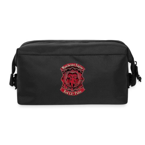 Red Manchester T Shirt, Red Soccer City Pride Gift - Travel Toiletry Bag