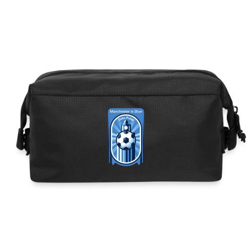 Manchester is Blue Soccer City T Shirt, Apparel - Travel Toiletry Bag