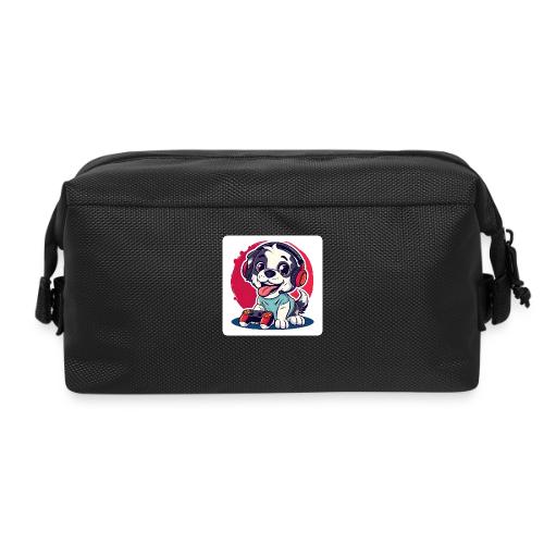 Puppy: Playful Paws Gaming Buddy - Travel Toiletry Bag