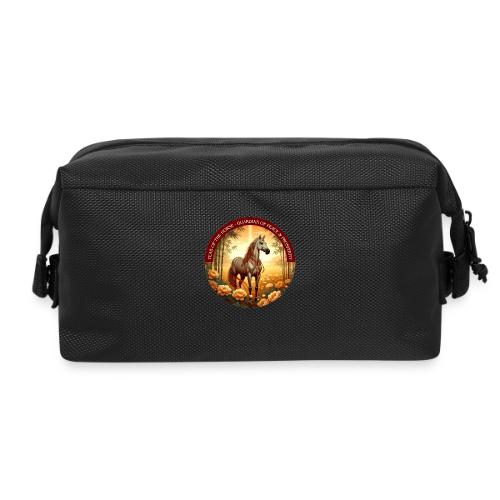 Year of the Horse Guardian T Shirt, Lunar New Year - Travel Toiletry Bag