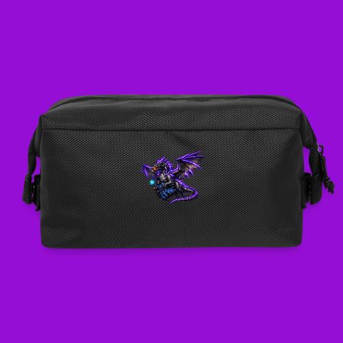 Neon Dragon and Battle Mage - Travel Toiletry Bag
