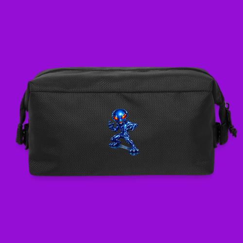 Angry Blue Alien - Travel Toiletry Bag