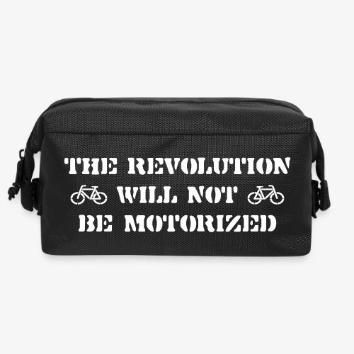 The Revolution Will Not Be Motorized - Travel Toiletry Bag