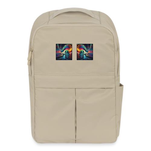 Avalon Surfs A Winged Wave - Matte Backpack