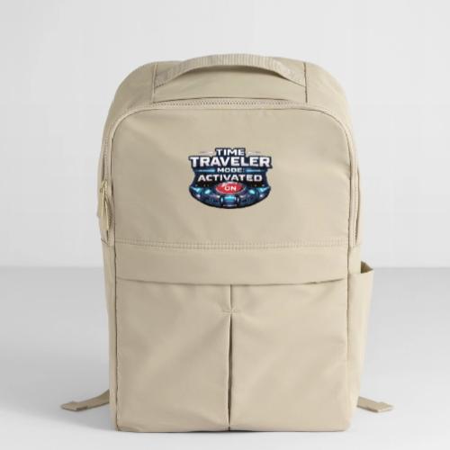 Time Traveler Mode – Futuristic Neon Sci-Fi Tee - Matte Backpack