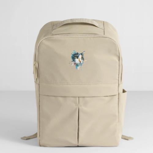 Watercolor cat face - Matte Backpack