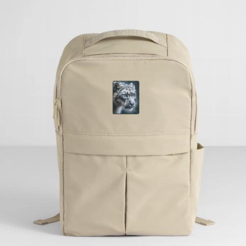 Snow Leopard Blue Eyes Design - Matte Backpack