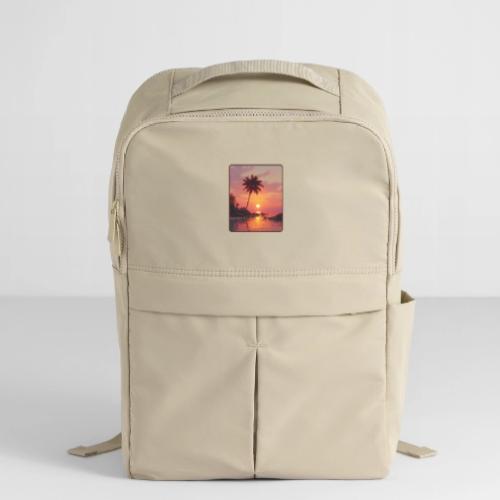 Tropical Beach Sunset Palm Design - Matte Backpack