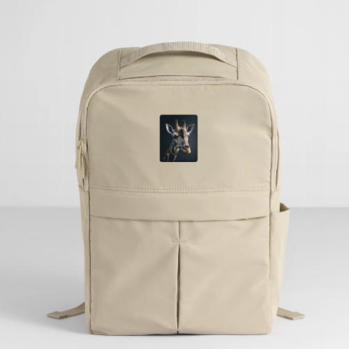 Majestic Giraffe Artistic Portrait Design - Matte Backpack