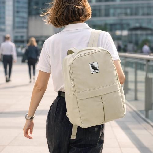 Raven Black and White Art Design - Matte Backpack