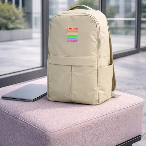 Hello, in unicode - Matte Backpack