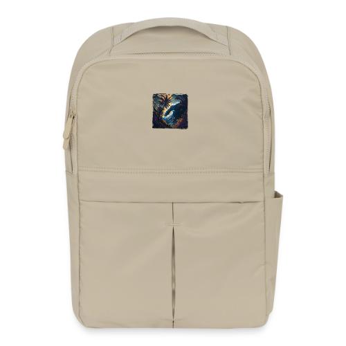 Moonlight Jungle Wave - Matte Backpack