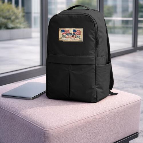 USA 250th Anniversary Flags Emblem - Matte Backpack